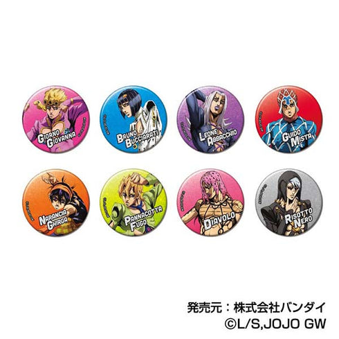 『ジョジョの奇妙な冒険 黄金の風』グリッターCANバッジ【BOX】